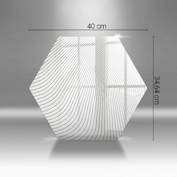 Tocător sticlă Model de linii moderne