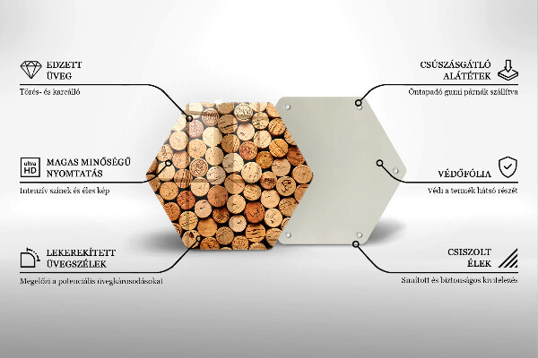 Tocător de bucătărie Model pentru dopuri de vin