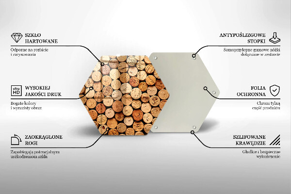 Tocător de bucătărie Model pentru dopuri de vin