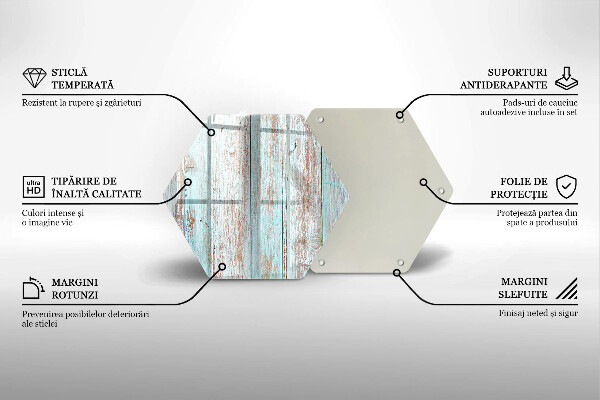 Tocător de bucătărie Placi vechi de epocă