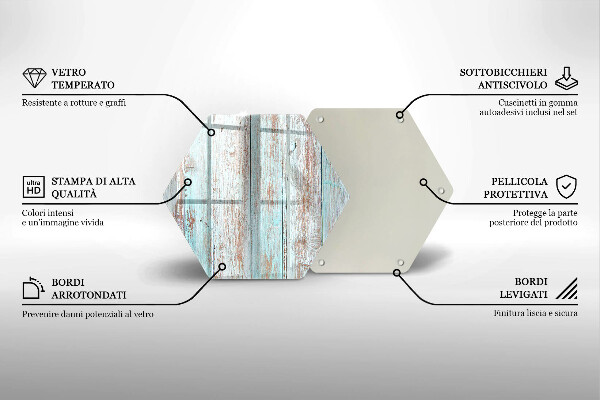Tocător de bucătărie Placi vechi de epocă