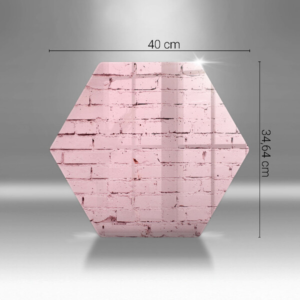 Tocător de bucătărie Perete de cărămidă pastel