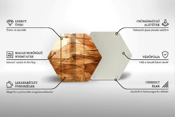Tocător de bucătărie Textura placă de lemn