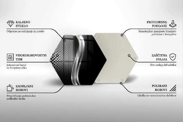 Tocător sticlă Structura metalica