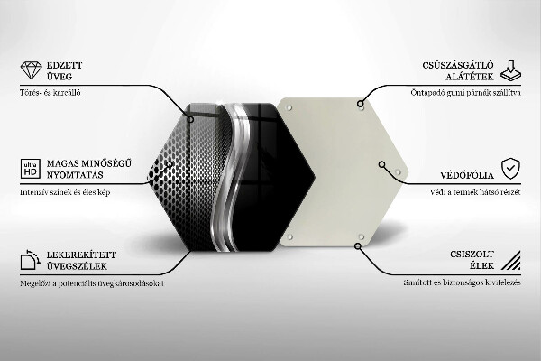 Tocător sticlă Structura metalica