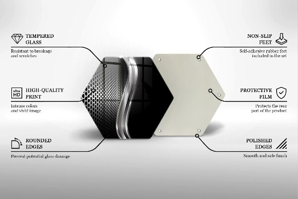 Tocător sticlă Structura metalica