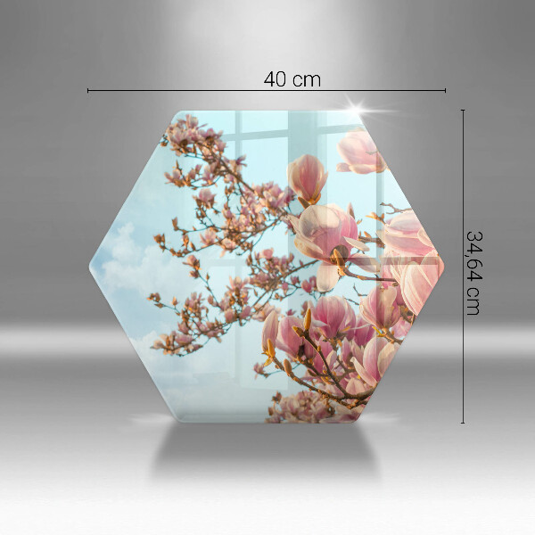 Tocător de bucătărie Arborele cu flori roz