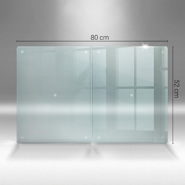 Tocător din sticlă transparente 2x40x52 cm