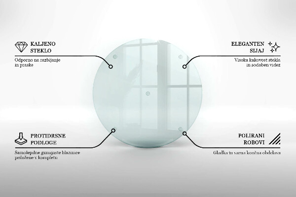 Tocător sticlă transparente 40 cm