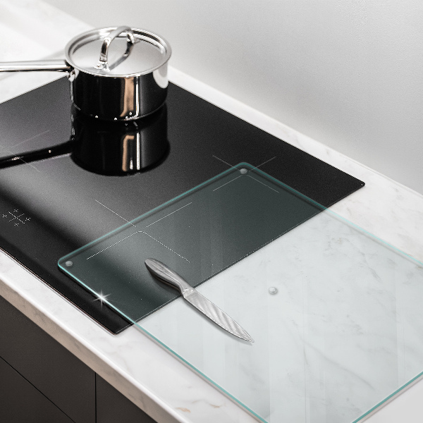 Tocător din sticlă transparente 52x40 cm