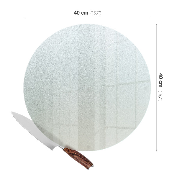 Tocător din sticlă cu diametrul de 40 cm