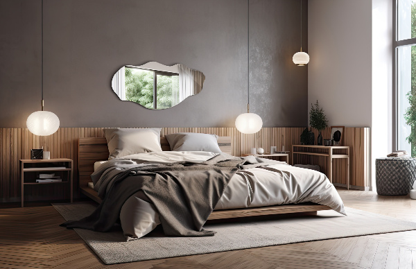 Oglinda asimetrica pata 40x80