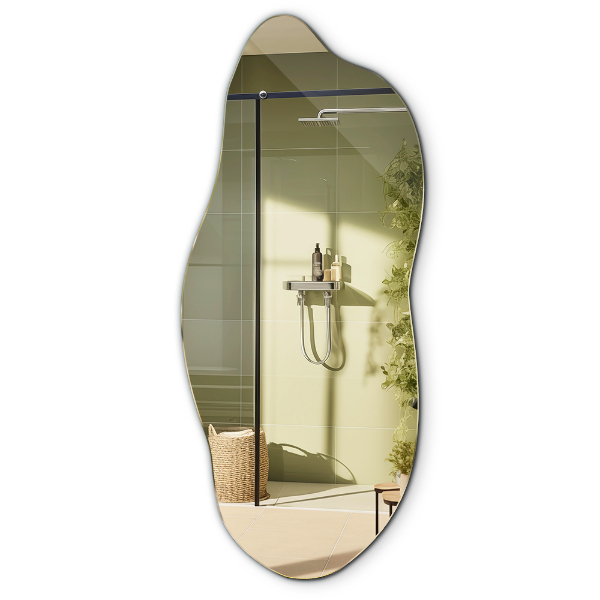 Oglindă organică decorativ pentru perete 35x80 cm