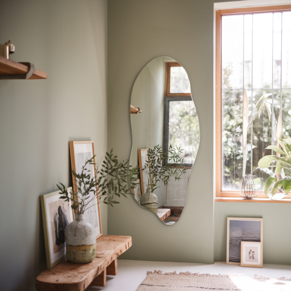 Oglindă organică modern 45x100 cm