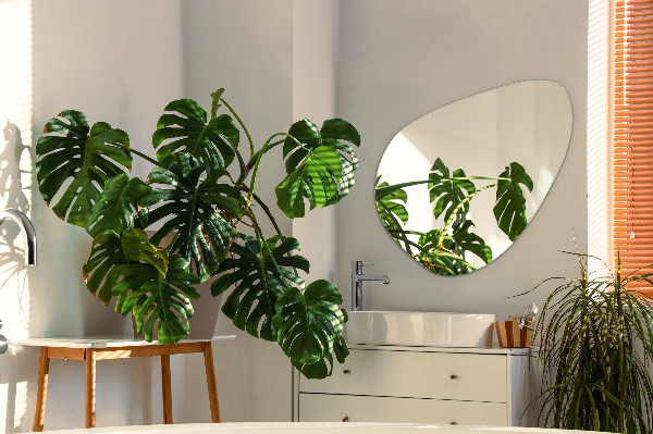 Oglindă organică suspendată modernă decorativă 68x67 cm