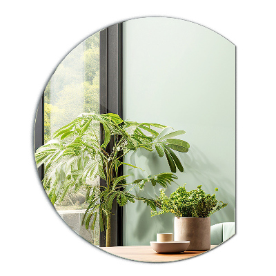 Oglindă cu cerc trunchiat fără cadru 63x70 cm