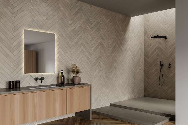 Oglinda dreptunghiulara de baie cu led 50x50 cm