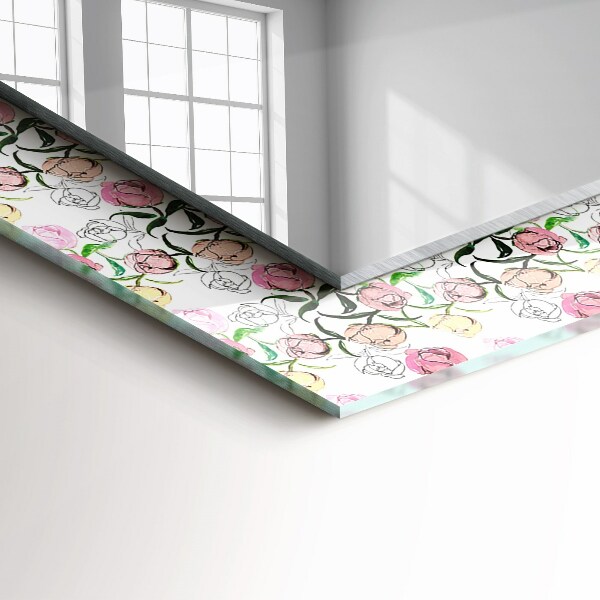 Oglinda cu decor Motive florale