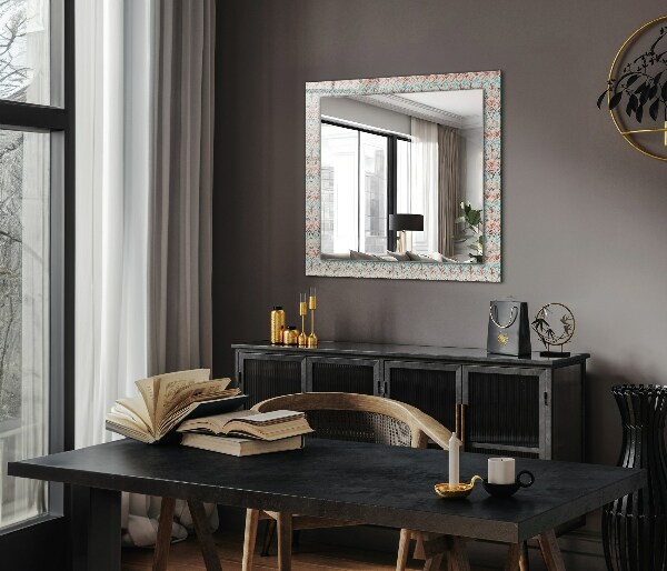 Oglinda cu decor Desen geometric colorat