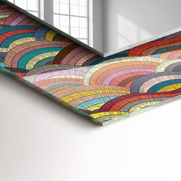 Oglinda perete decorativa Arce colorate Valuri