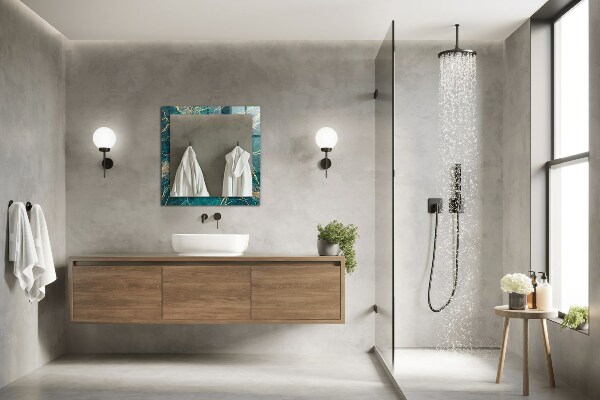 Decoratiuni perete cu oglinda Marmură verde