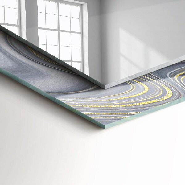 Decor oglinda Motive abstracte din marmură