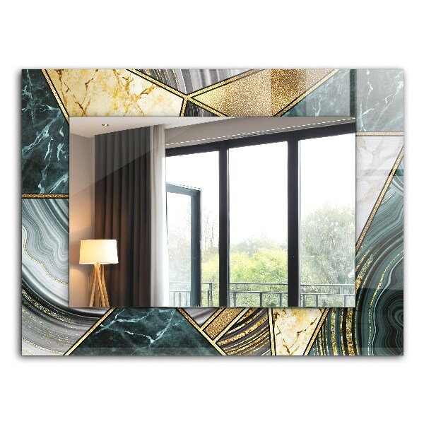 Oglinda cu decor Model geometric abstract