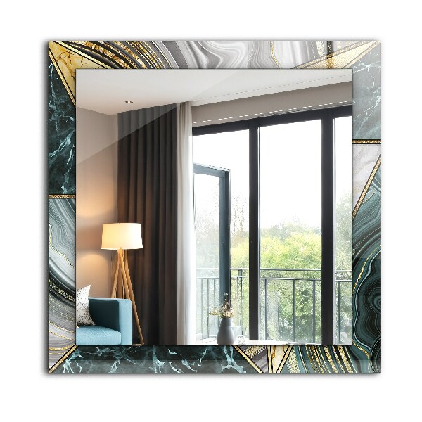 Oglinda cu decor Model geometric abstract