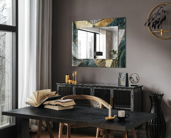 Oglinda cu decor Model geometric abstract