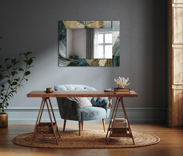 Oglinda cu decor Model geometric abstract