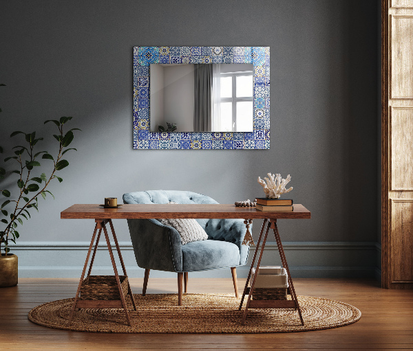 Decoratiuni perete cu oglinda Motive marocane