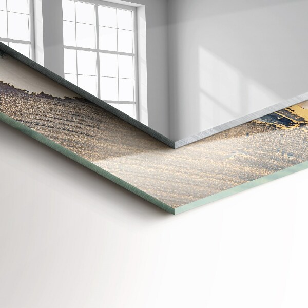 Oglinda decor perete Artă abstractă albastră