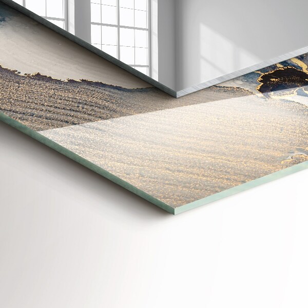 Oglinda decor perete Artă abstractă albastră