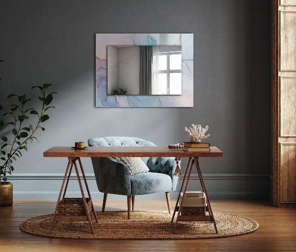 Decoratiuni perete cu oglinda Acuarelă artă abstractă