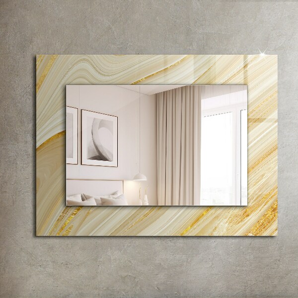 Oglinda decor perete Dungi abstracte galbene