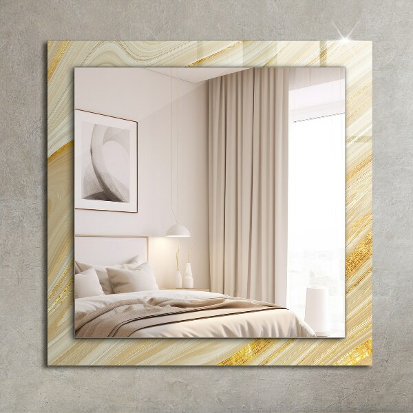 Oglinda decor perete Dungi abstracte galbene