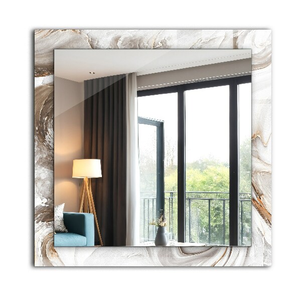 Oglinda perete decorativa Motive abstracte din marmură