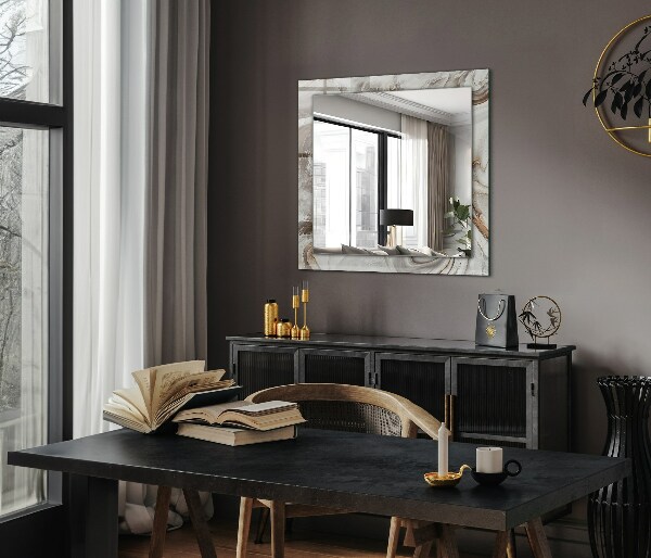 Oglinda perete decorativa Motive abstracte din marmură