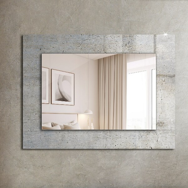 Oglinda cu decor Perete de beton crăpat