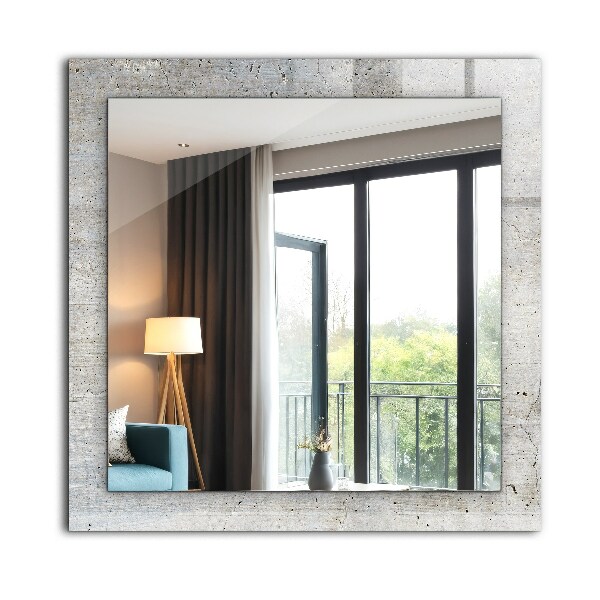 Oglinda cu decor Perete de beton crăpat