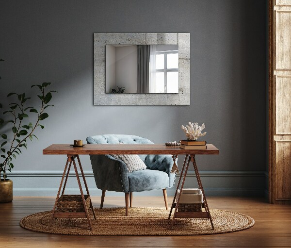 Oglinda cu decor Perete de beton crăpat