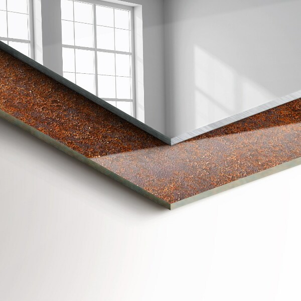 Decor oglinda Suprafață metalică ruginită