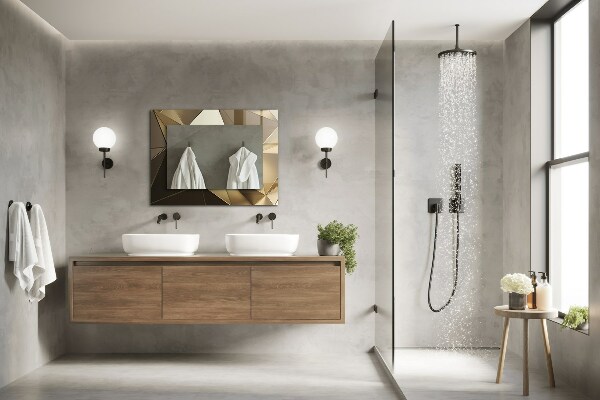 Oglinda decor perete Forme geometrice