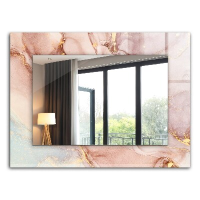 Oglinda rama cu imprimeu Acuarelă abstractă