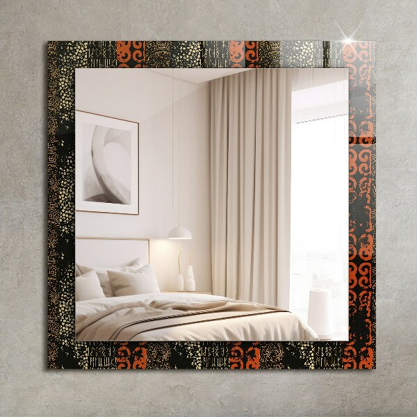 Oglinda cu decor Motiv ornamental etnic