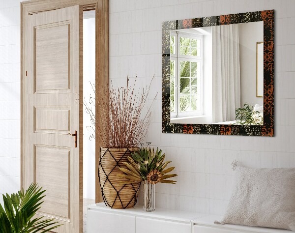 Oglinda cu decor Motiv ornamental etnic