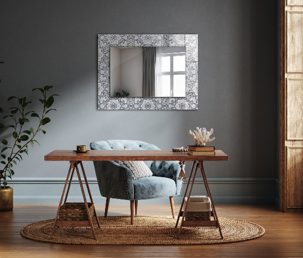 Oglinda cu decor Motiv de țiglă
