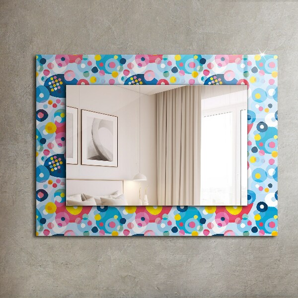Decor oglinda Motive abstracte colorate
