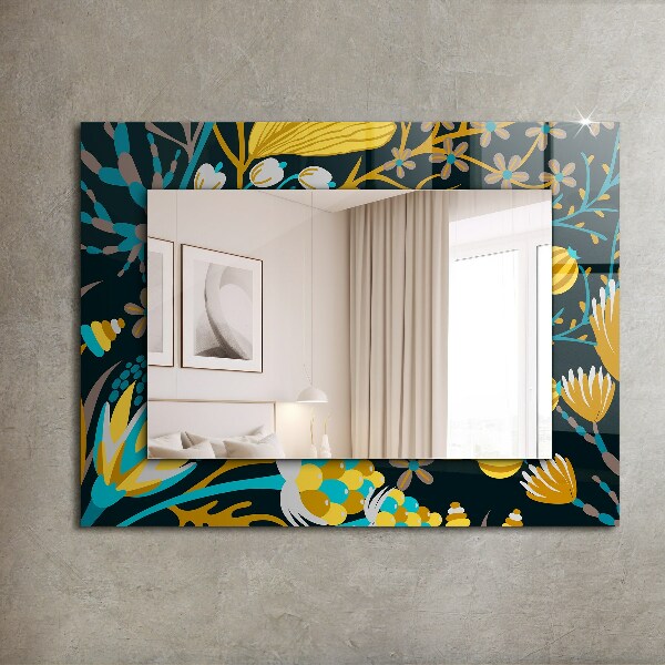 Decor oglinda Motive cu petale