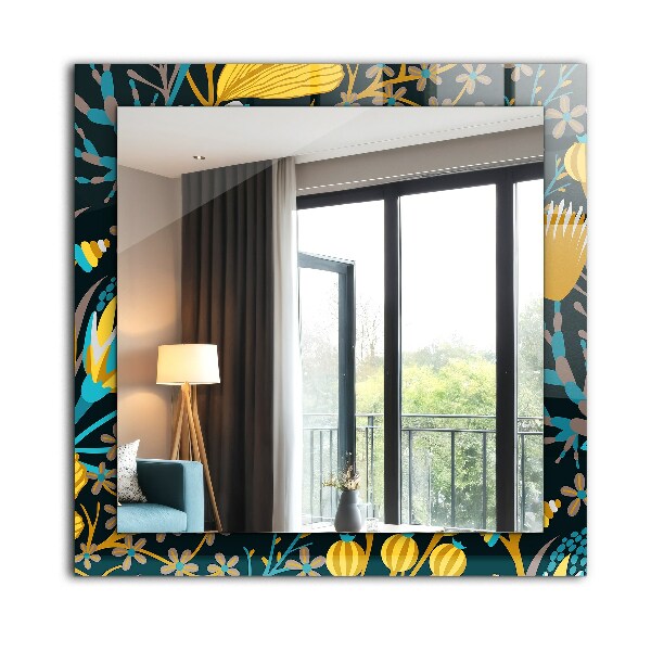 Decor oglinda Motive cu petale